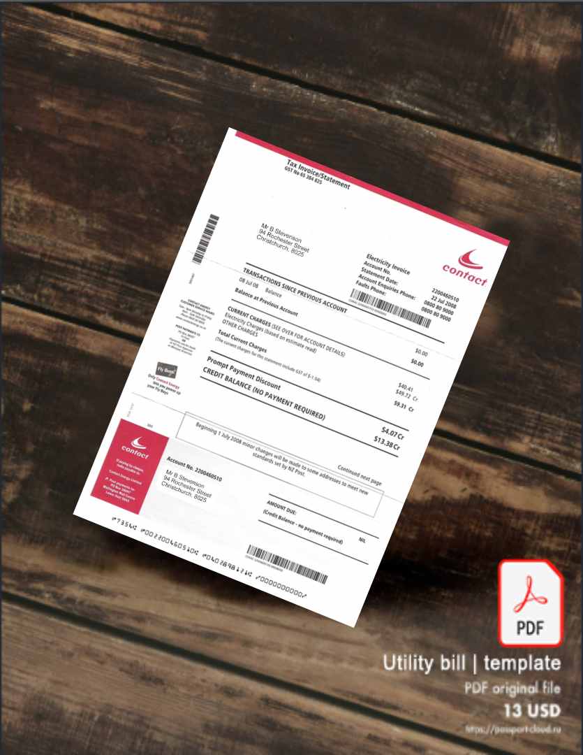 Utility bill | Albanian Power | Albania